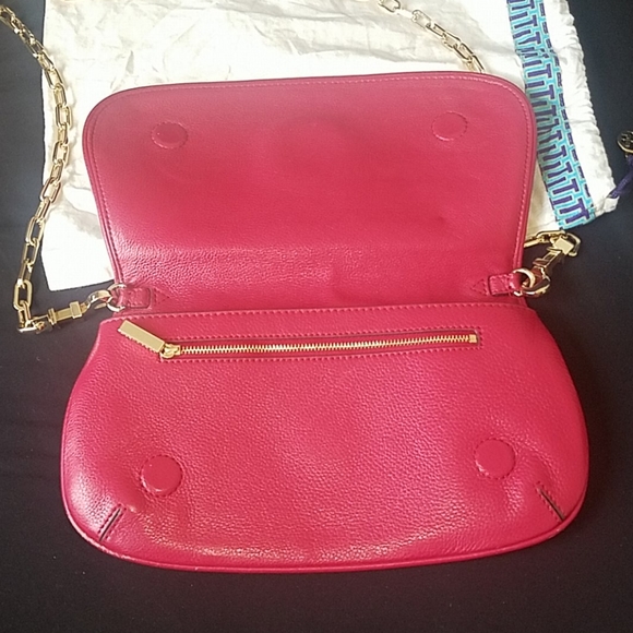 Tory Burch red and gold crossbody - Picture 3 of 9